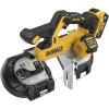 imageDEWALT 20V MAX XR Bandsaw Brushless Motor Portable and Cordless 338 Inch Cut Capacity 5Ah Battery and Charger Included DCS378P1Kit with Battery