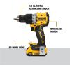 imageDEWALT 20V MAX XR Brushless Cordless 12 in Hammer DrillDriver Kit DCD805D2 Yellow
