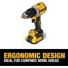 imageDEWALT 20V MAX XR Brushless Cordless 12 in Hammer DrillDriver Kit DCD805D2 Yellow