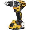 imageDEWALT 20V MAX XR Brushless Impact Driver and Hammer Drill Combo Kit Compact 20Ah DCK287D2 BlackCombo Kit