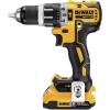 imageDEWALT 20V MAX XR Brushless Impact Driver and Hammer Drill Combo Kit Compact 20Ah DCK287D2 BlackCombo Kit
