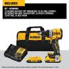 imageDEWALT 20V MAX XR Cordless DrillDriver Kit Brushless Compact with 2 Batteries and Charger DCD800D2