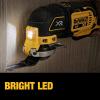 imageDEWALT 20V MAX XR Oscillating MultiTool Kit Oscillating Tool Accessories Cordless 3Speed Quick Blade Change Sand Paper Blades Battery and Charger Included DCS356D1