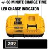 imageDEWALT 20V MAXFLEXVOLT LithiumIon Fan Cooled Rapid Battery Charger DCB118Classic