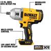 imageDEWALT 20V Max XR Impact Wrench Kit Brushless High Torque Detent Pin Anvil 12Inch Cordless DCF899M1