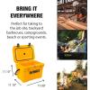 imageDEWALT 45 Qt Roto Molded Cooler Heavy Duty Ice Chest for Camping Sports ampamp Outdoor ActivitiesCooler