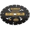 imageDEWALT 714quot Circular Saw Blade for Pressure Treated and Wet Lumber ATB Thin Kerf 58quot and Arbor 20Tooth DW3174  Black