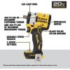 imageDEWALT ATOMIC 20V MAX 12 in Cordless Impact Wrench with Detent Pin Anvil Tool Only DCF922B