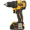 imageDEWALT ATOMIC 20V MAX Cordless DrillDriver Kit Compact 12Inch DCD708C2