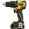 imageDEWALT ATOMIC 20V MAX Hammer Drill Cordless Compact 12Inch 2 Batteries DCD709C2