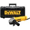 imageDEWALT Angle Grinder 412Inch 11Amp 11000 RPM Paddle Switch with No Lock Dust Ejection System Corded DWE402NWith Kit Box