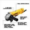 imageDEWALT Angle Grinder 412Inch 11Amp 11000 RPM With Dust Ejection System Corded DWE402W