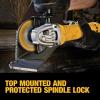 imageDEWALT Angle Grinder 412Inch 11Amp 11000 RPM With Dust Ejection System Corded DWE402W