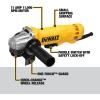 imageDEWALT Angle Grinder 412Inch 11Amp 11000 RPM With Dust Ejection System Corded DWE402W