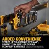 imageDEWALT Battery Organizer Holds up to 4 Batteries Mount Rail Workshop Storage System Compatible DWST82819One Size