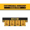 imageDEWALT Battery Organizer Holds up to 4 Batteries Mount Rail Workshop Storage System Compatible DWST82819One Size