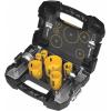 imageDEWALT BiMetal Hole Saw Kit for Wood Metal and Plastic D180001