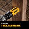 imageDEWALT BiMetal Hole Saw Kit for Wood Metal and Plastic D180001