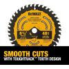 imageDEWALT Circular Saw Blade 6 12 Inch 40 Tooth Framing DWA161240One Size Pack of 2