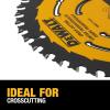 imageDEWALT Circular Saw Blade 7 14 Inch 36 Tooth Thin Kerf Finishing DW3176New