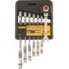 imageDEWALT Combination Ratcheting Wrench Set SAEStandard Wrenches Flex Head 7Piece DWMT74195