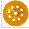 imageDEWALT Concrete Grinding Wheel Double Row Diamond Cup 5Inch DW4777
