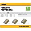 imageDEWALT DFS9200B1G 2quot 9 GA Galvanized Barbed Fencing Staples