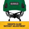 imageDEWALT DPG22 White Type II Class E 4Point Ratcheting Safety HelmetGreen