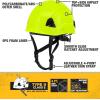 imageDEWALT DPG22 White Type II Class E 4Point Ratcheting Safety HelmetHiVis Lime
