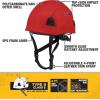 imageDEWALT DPG22 White Type II Class E 4Point Ratcheting Safety HelmetRed
