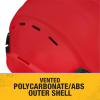 imageDEWALT DPG22 White Type II Class E 4Point Ratcheting Safety HelmetRed