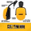 imageDEWALT DPG660 Yellow with Black Earcups Dielectric Expandable NRR 25 Cap Mount Earmuff