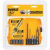 imageDEWALT DW2513 Rapid Load 15 Piece Drilling and Driving Set in Plastic Case