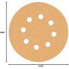 imageDEWALT DW4309 5Inch 8 Hole 80 Grit Hook and LoopRandom Orbit Sandpaper 25Pack150G  5Pack