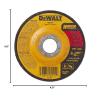 imageDEWALT DW4514 14quot Thick Grinding Wheel with 412quot Diameter and 78quot Arbor1 Count Pack of 2