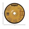imageDEWALT DW4547 7Inch by 14Inch High Performance Fast Metal Grinding Wheel 78Inch Arbor1 Count Pack of 1
