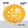 imageDEWALT DW4772T 4Inch XP Turbo Diamond Cup WheelOne Size