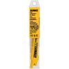imageDEWALT DW48022 6Inch 6 TPI Taper Back BiMetal Reciprocating Saw Blade 2Pack  Yellow12