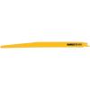 imageDEWALT DW48022 6Inch 6 TPI Taper Back BiMetal Reciprocating Saw Blade 2Pack  YellowOne Size