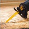 imageDEWALT DW48022 6Inch 6 TPI Taper Back BiMetal Reciprocating Saw Blade 2Pack  YellowOne Size
