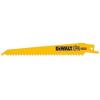 imageDEWALT DW48022 6Inch 6 TPI Taper Back BiMetal Reciprocating Saw Blade 2Pack  YellowOne Size