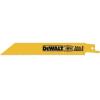 imageDEWALT DW4808B 6Inch 14TPI Straight Back BiMetal Reciprocating Saw Blade Heavy Gauge Metal 100Pack100pack