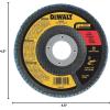 imageDEWALT DW8311 412Inch by 58Inch11 36 Grit Zirconia Angle Grinder Flap Disc1 Count Pack of 1