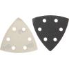 imageDEWALT DWASPTRI12 Hook and Loop Triangle 120 Grit Sandpaper 12Pack Black120G  12Pack