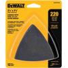 imageDEWALT DWASPTRI123 Hook ampamp Loop Triangle 120 Grit Sandpaper  12 PK220G  12Pack