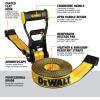 imageDEWALT DXBC10000J6PK BlackYellow 2quot x 27 Ratchet Tie Down Straps with Double JHooks  HeavyDuty Cargo Hauling 10000 lb Break Strength 6 Pack2 x 27