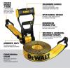 imageDEWALT DXBC10000J6PK BlackYellow 2quot x 27 Ratchet Tie Down Straps with Double JHooks  HeavyDuty Cargo Hauling 10000 lb Break Strength 6 Pack2 x 27