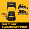 imageDEWALT DXBC18004 BlackYellow 125quot x 12 Ratchet Tie Down Straps  LightWeight Cargo Hauling 1800 lb Break Strength 4 Pack8 Pack