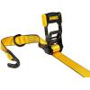 imageDEWALT DXBC33004 BlackYellow 15quot x 16 Ratchet Tie Down Straps  MidWeight Cargo Hauling 3300 lb Break Strength 4 PackBlack Yellow