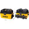 imageDEWALT DXV04T Portable 4 Gallon WetDry Vacuum Yellow